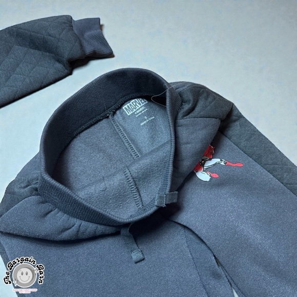 Marvel Spider Man Boys 2PC Grey Sweatshirt Jogger Sweatpants Set NWT (Size 6) - Picture 4 of 6